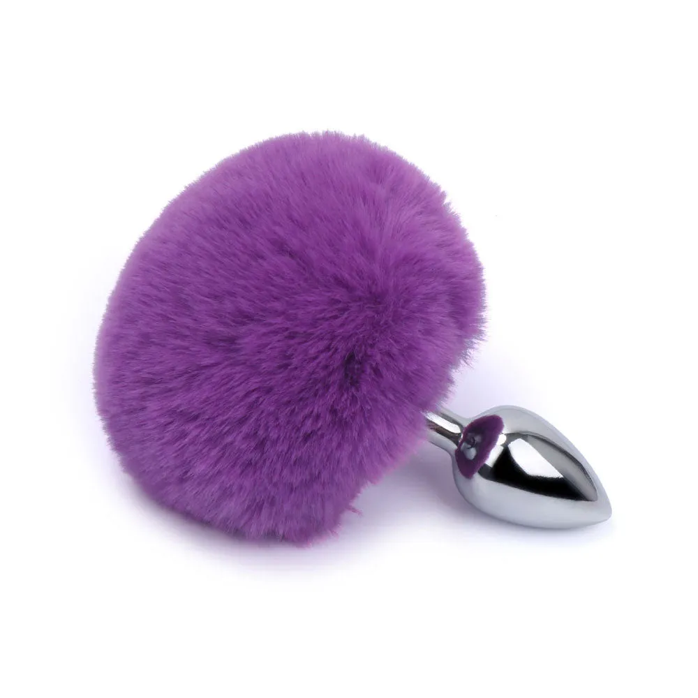 Rabbit Tail Metal Butt Plug