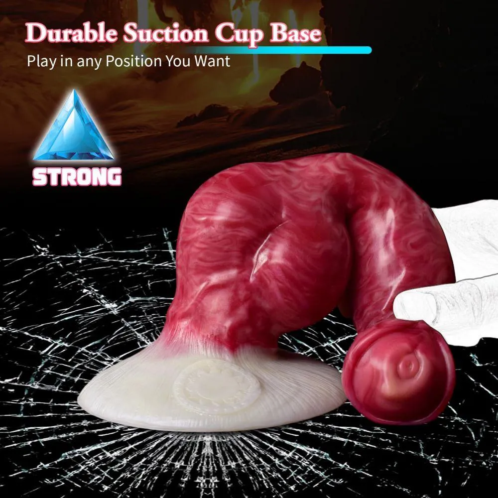 Realistic Dog Dildo with Knot K9 Animal Dildo 8.26 inch