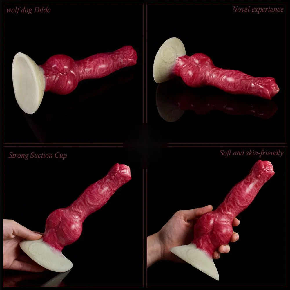 Realistic Dog Dildo with Knot K9 Animal Dildo 8.26 inch