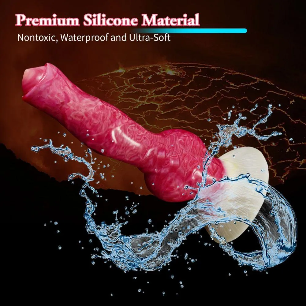 Realistic Dog Dildo with Knot K9 Animal Dildo 8.26 inch