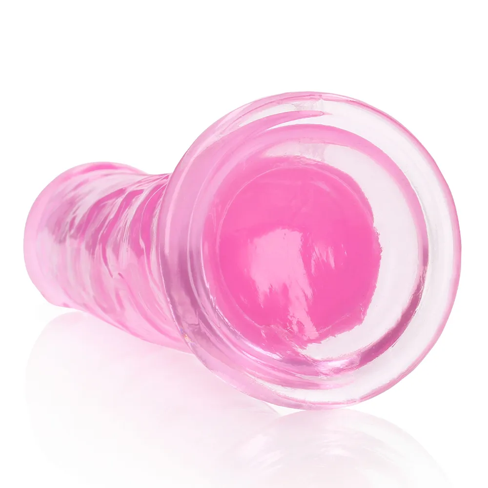 RealRock Crystal Clear 10" Jelly Dildo With Suction Cup