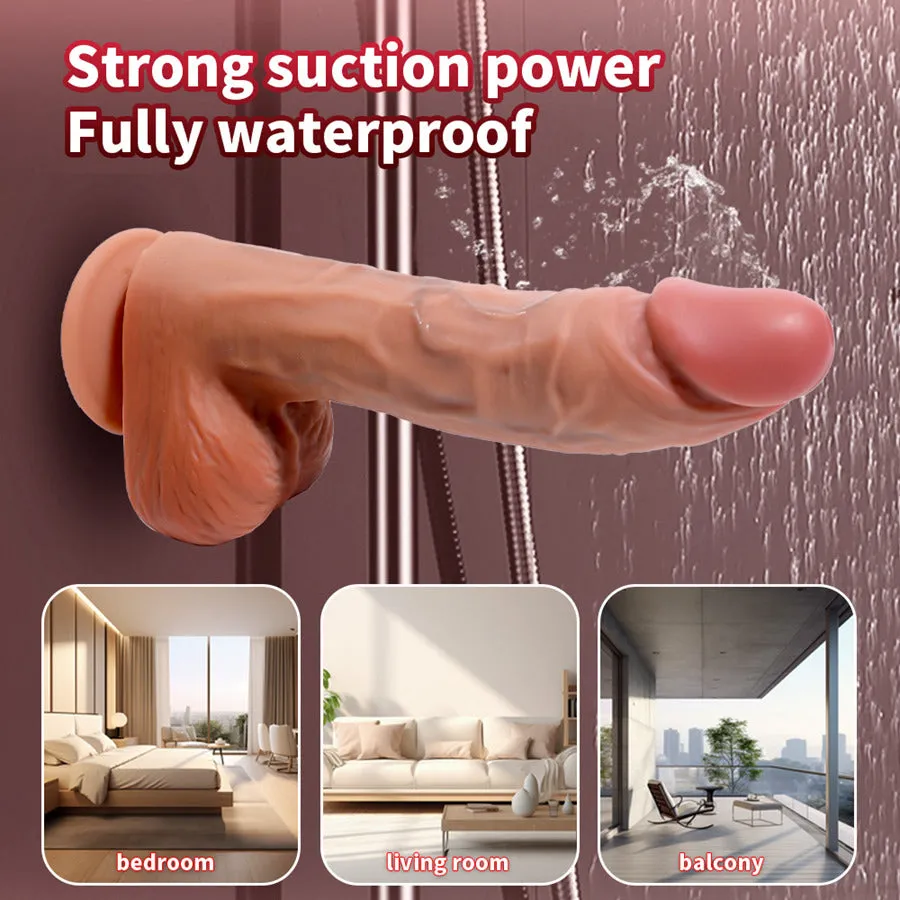 Remote Control Silicone Thrusting Dildo