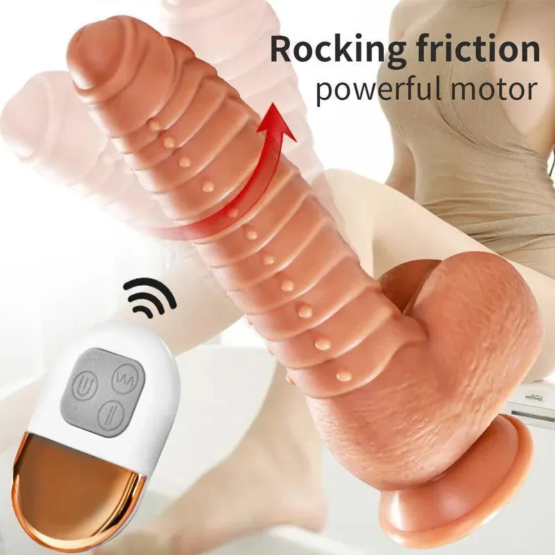 Remote Control Thrusting Dildo Sex Toy