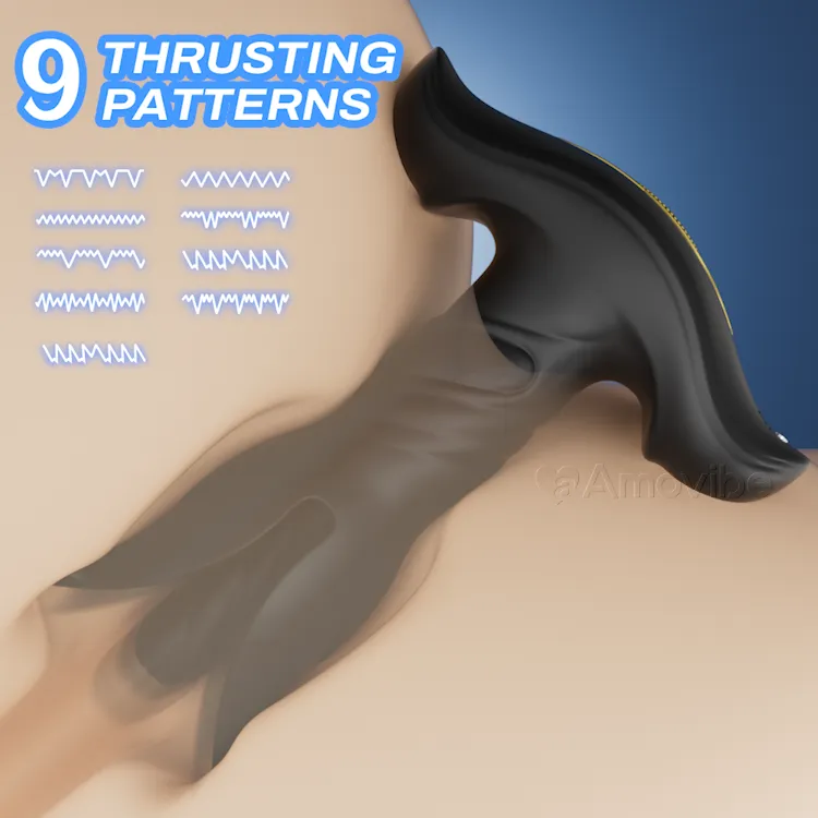 Remote-Controlled Expanding Anal Plug with 9 Vibration Modes