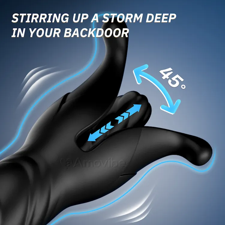 Remote-Controlled Expanding Anal Plug with 9 Vibration Modes