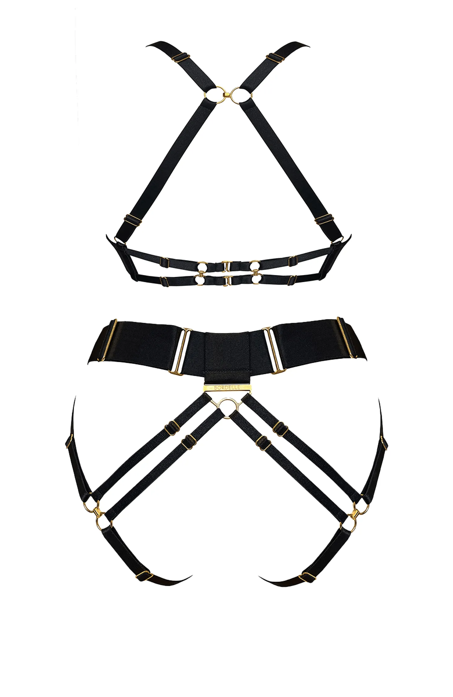 Retta Balconette Wire Bra and Open Back Brief Set