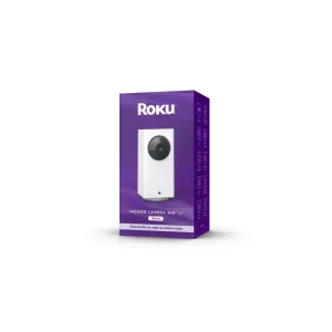 Roku CP1000R Smart Home Indoor Camera 360 deg SE - Wired Security Camera with Motion Detection and Tracking