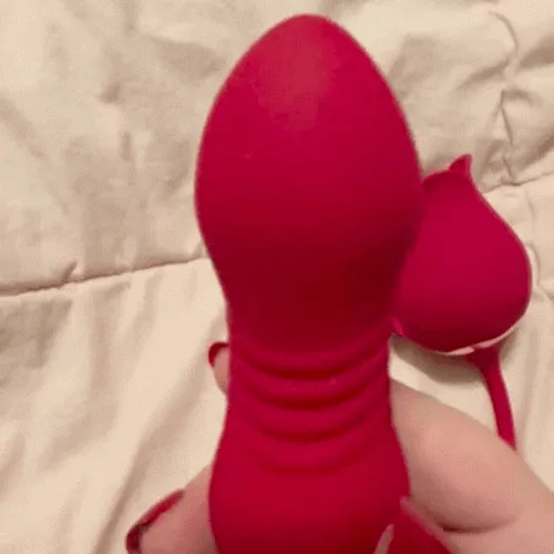 Rose Passion Toy with Thrusting Dildo for Couples - Clitoral Nipple Licker for Woman #Close Up #Pussy Licking #Girl on Girl