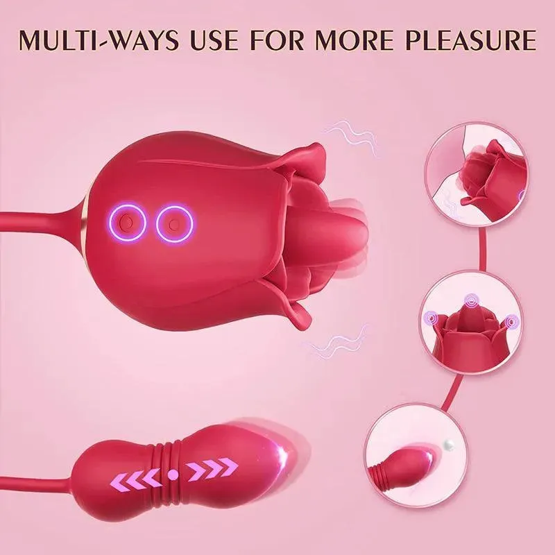 Rose Sexual Vibrating Toy for Women