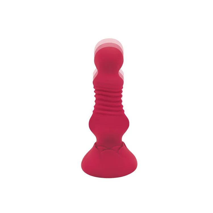 Rosegasm Rosebud Remote Controlled Thrusting Butt Plug