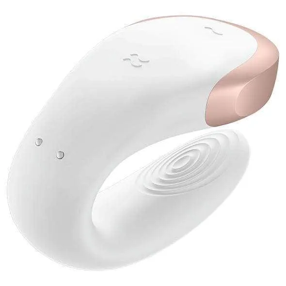 Satisfyer - Double Love App-Controlled Couple's Vibrator with Remote Control (Black)