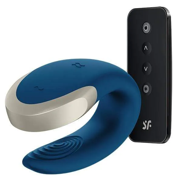 Satisfyer - Double Love App-Controlled Couple's Vibrator with Remote Control (Black)