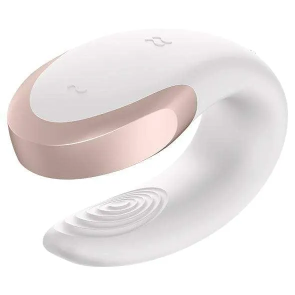 Satisfyer - Double Love App-Controlled Couple's Vibrator with Remote Control (Black)