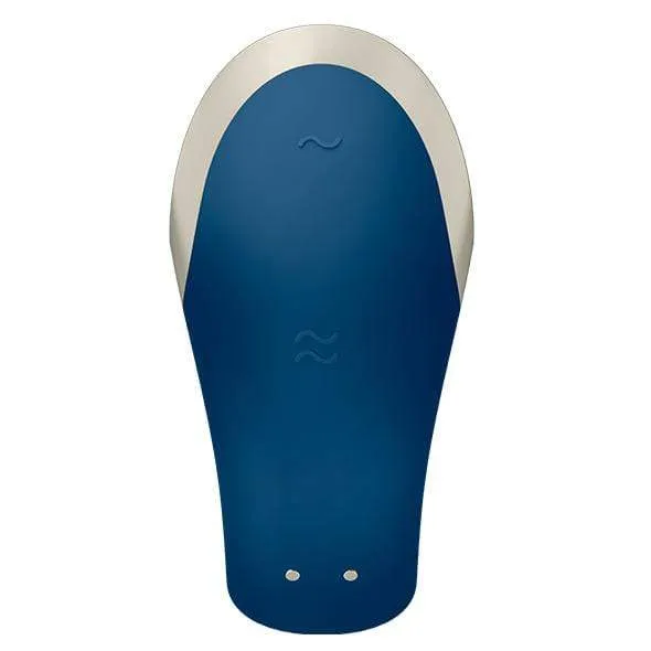 Satisfyer - Double Love App-Controlled Couple's Vibrator with Remote Control (Black)