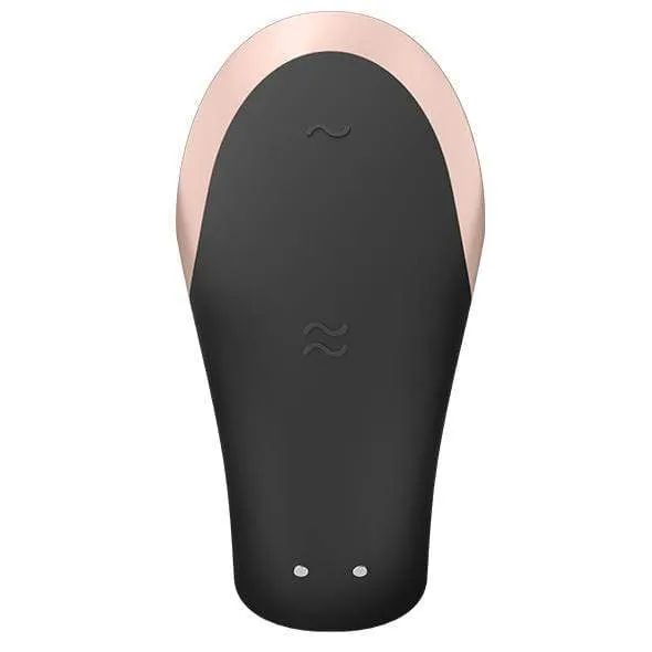Satisfyer - Double Love App-Controlled Couple's Vibrator with Remote Control (Black)