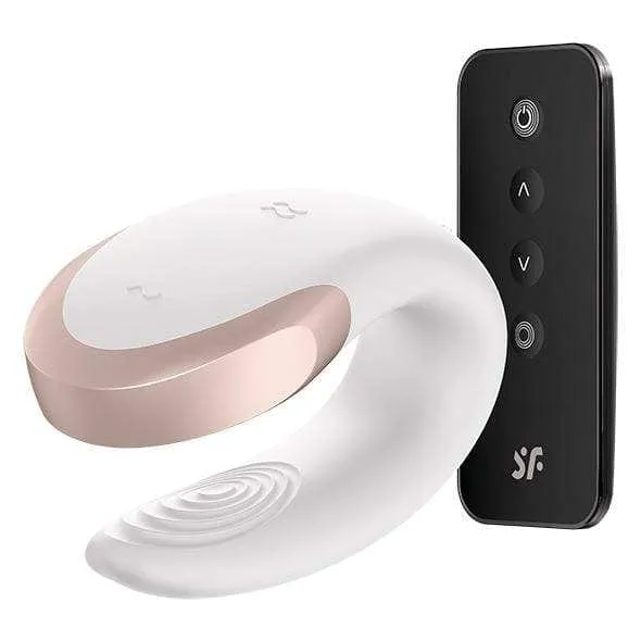Satisfyer - Double Love App-Controlled Couple's Vibrator with Remote Control (Black)