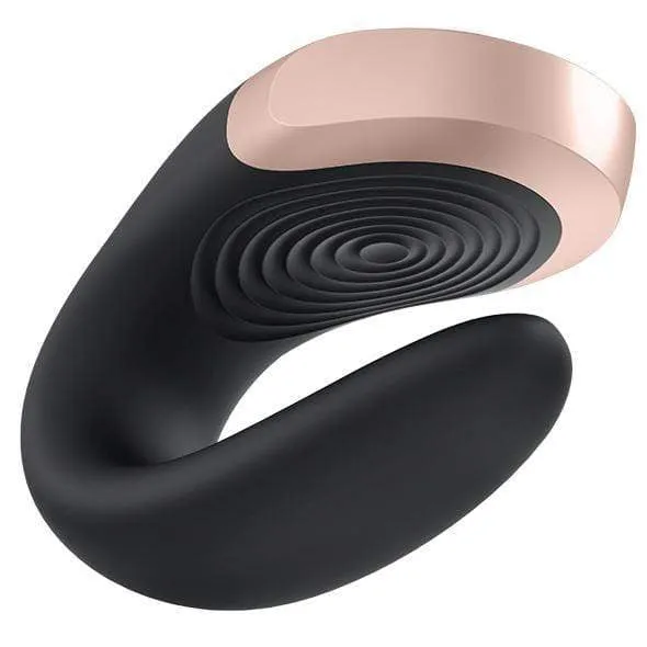 Satisfyer - Double Love App-Controlled Couple's Vibrator with Remote Control (Black)