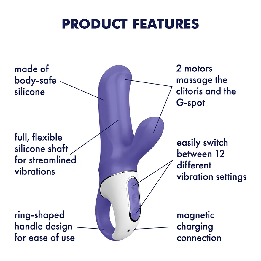 Satisfyer - Magic Bunny Rabbit Vibrator (Purple)