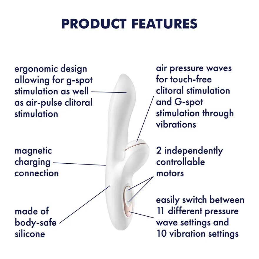 Satisfyer - Pro  G Spot Rabbit Vibrator (White)