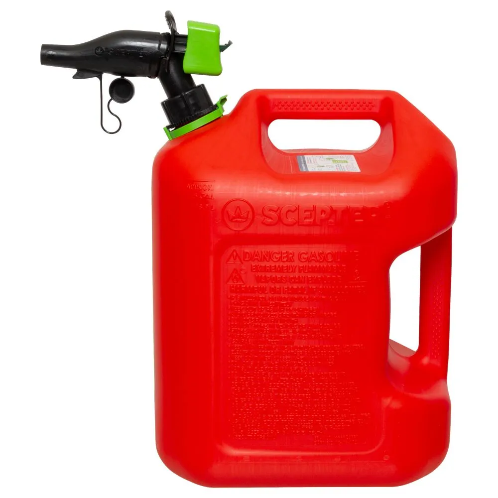 Scepter FSCG571 5 Gallon Capacity Smart Control Dual Handle Gas Can, FSCG571EOC, Red Fuel Container