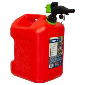 Scepter FSCG571 5 Gallon Capacity Smart Control Dual Handle Gas Can, FSCG571EOC, Red Fuel Container