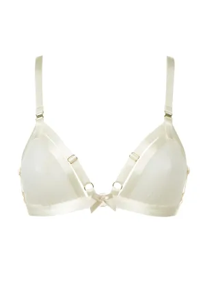 Signature Soft Mesh Cabaret Bra (Cream)