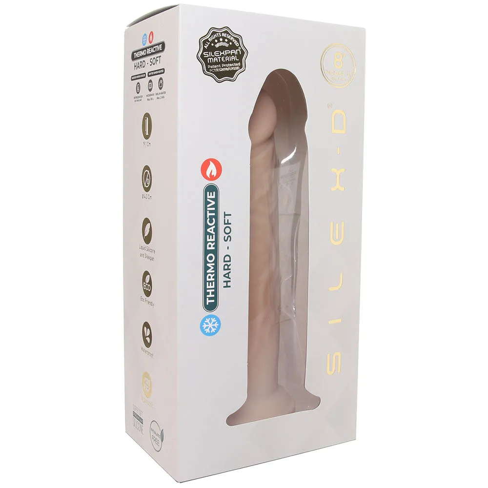 SILEX-D 8 Inch Ultra Soft Model 2 Dildo in Vanilla