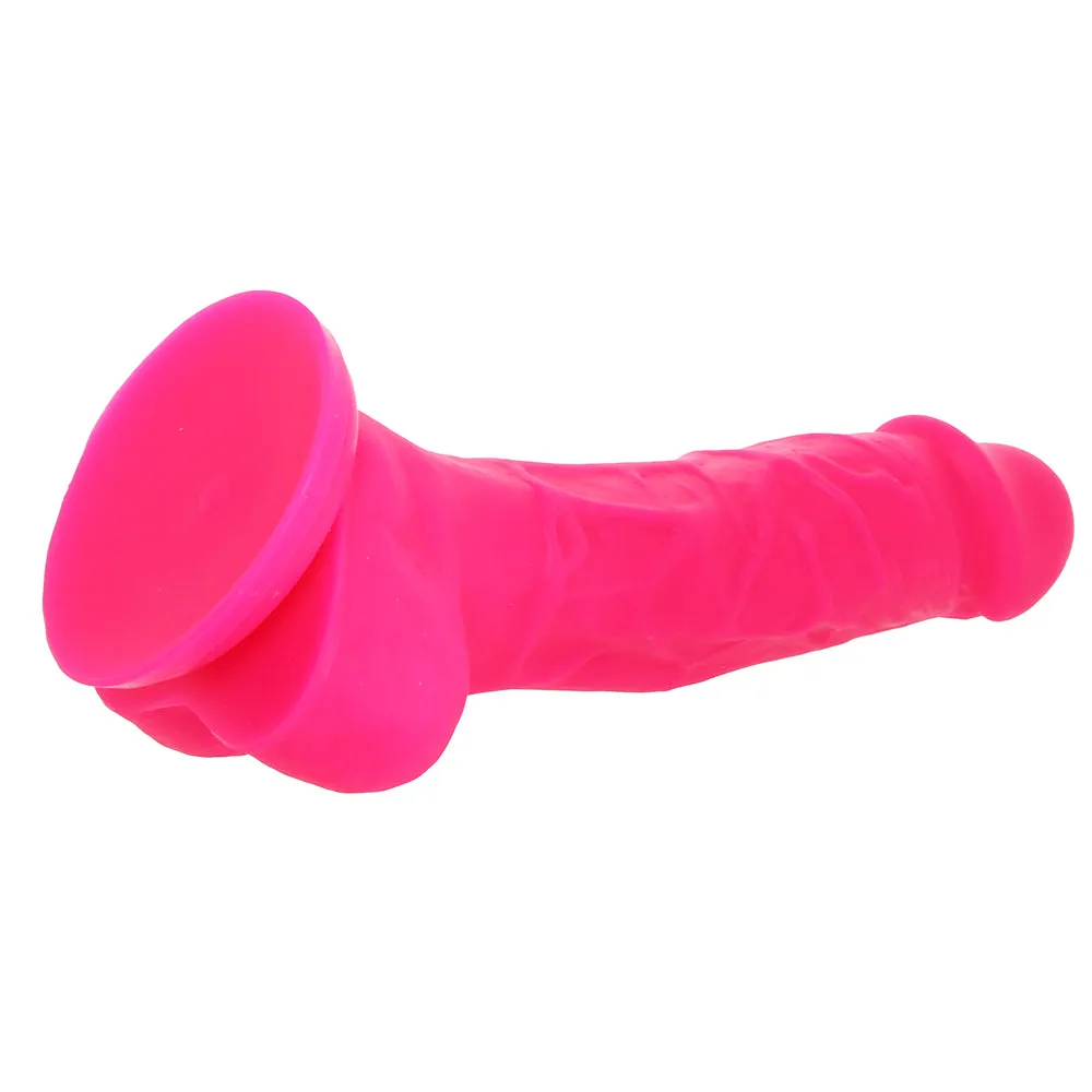 Small Silicone Colours Dildo in Pink