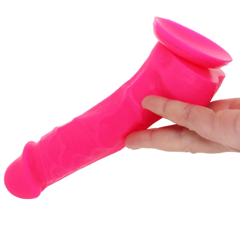 Small Silicone Colours Dildo in Pink