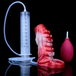 Soft Silicone Cumming Dick Sleeve