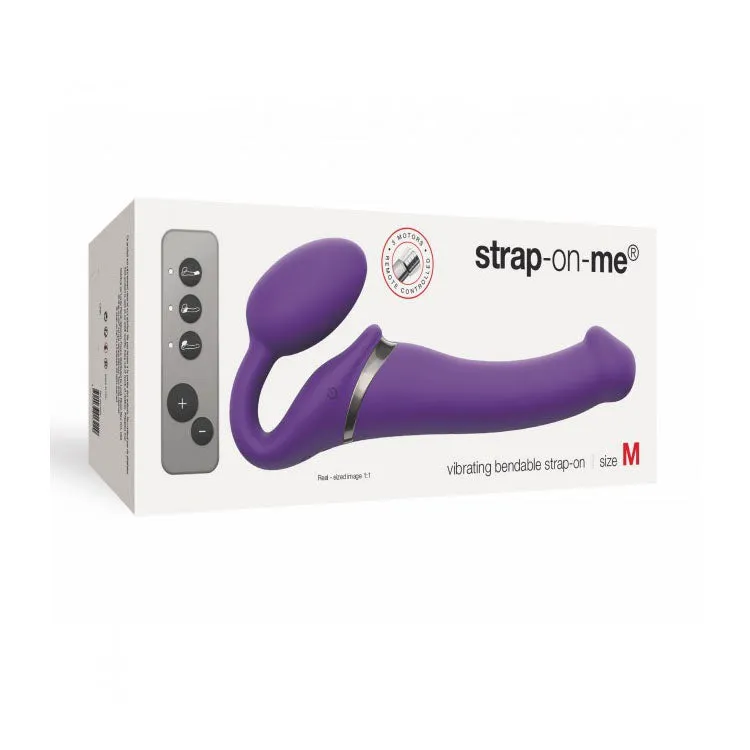 Strap-On-Me Medium Vibrating Strap On
