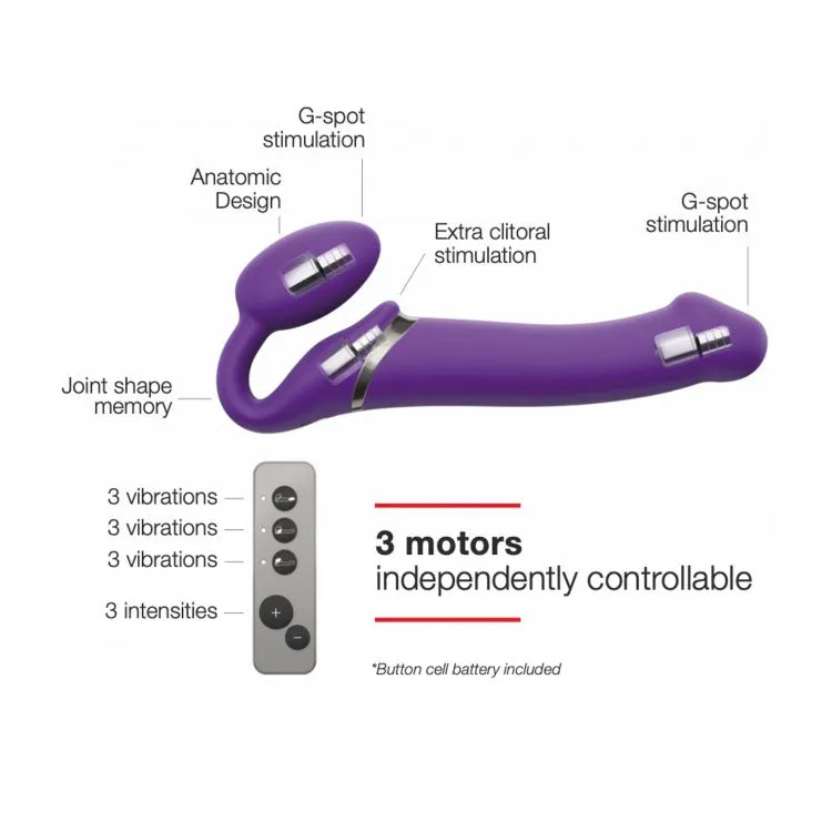 Strap-On-Me Medium Vibrating Strap On