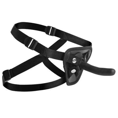 Strap U - Pegged Pegging Dildo with Strap On Harness (Black)