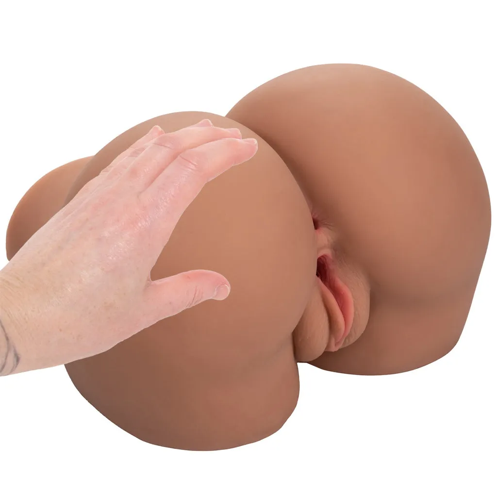 Stroke It BBL Booty Life Like Masturbator in Brown