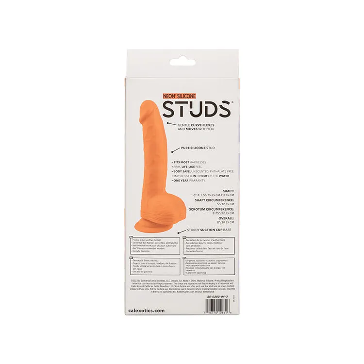 Studs Neon 6in Dildo