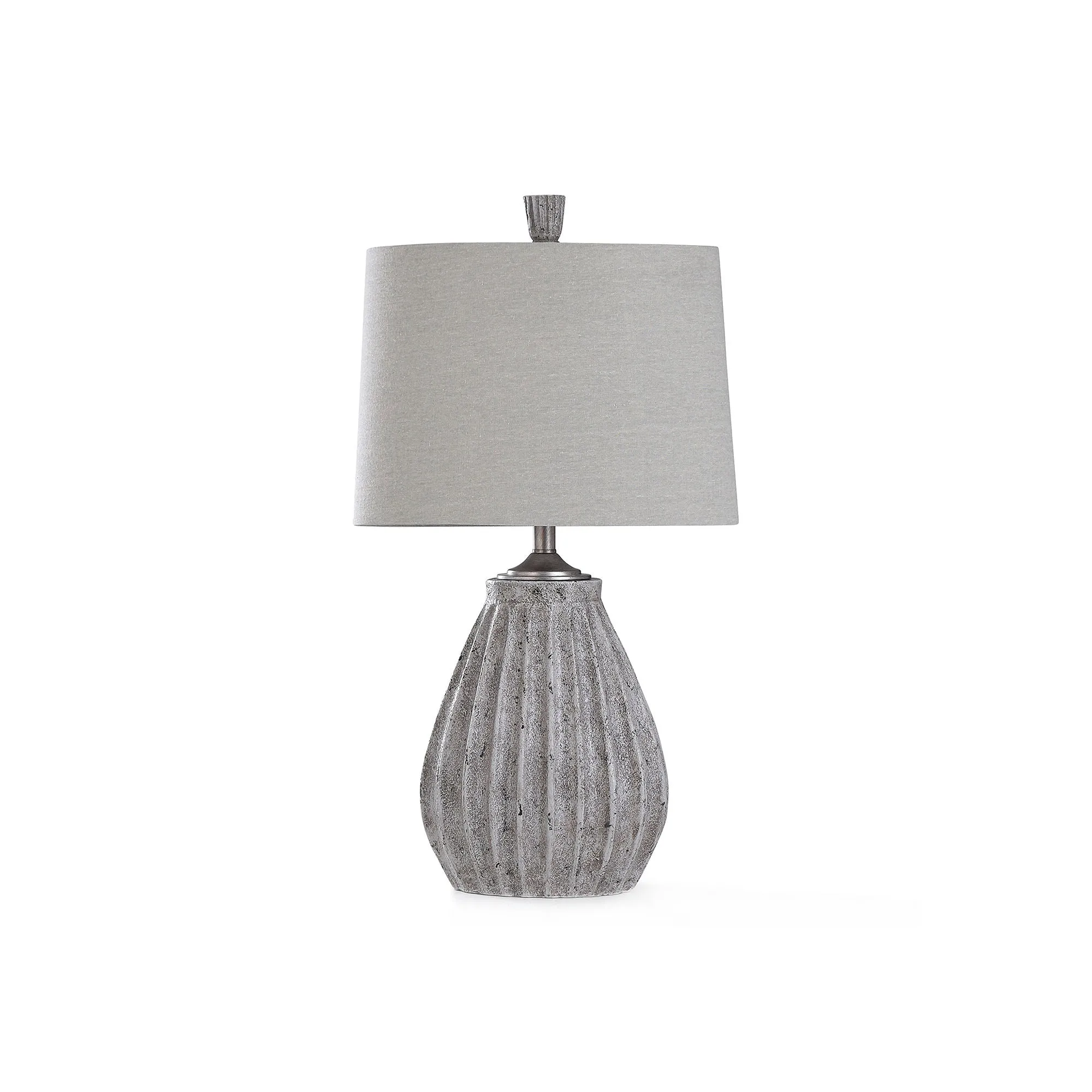 Stylecraft 9.5 X 17 Table Lamp Polyresin Table Lamp L319785DS - Gray CHARCOAL ONE SIZE