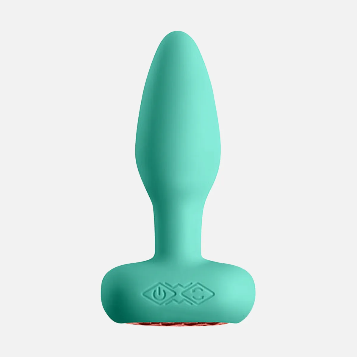 Techno Prism Non Vibrating Anal Plug App Control - Teal