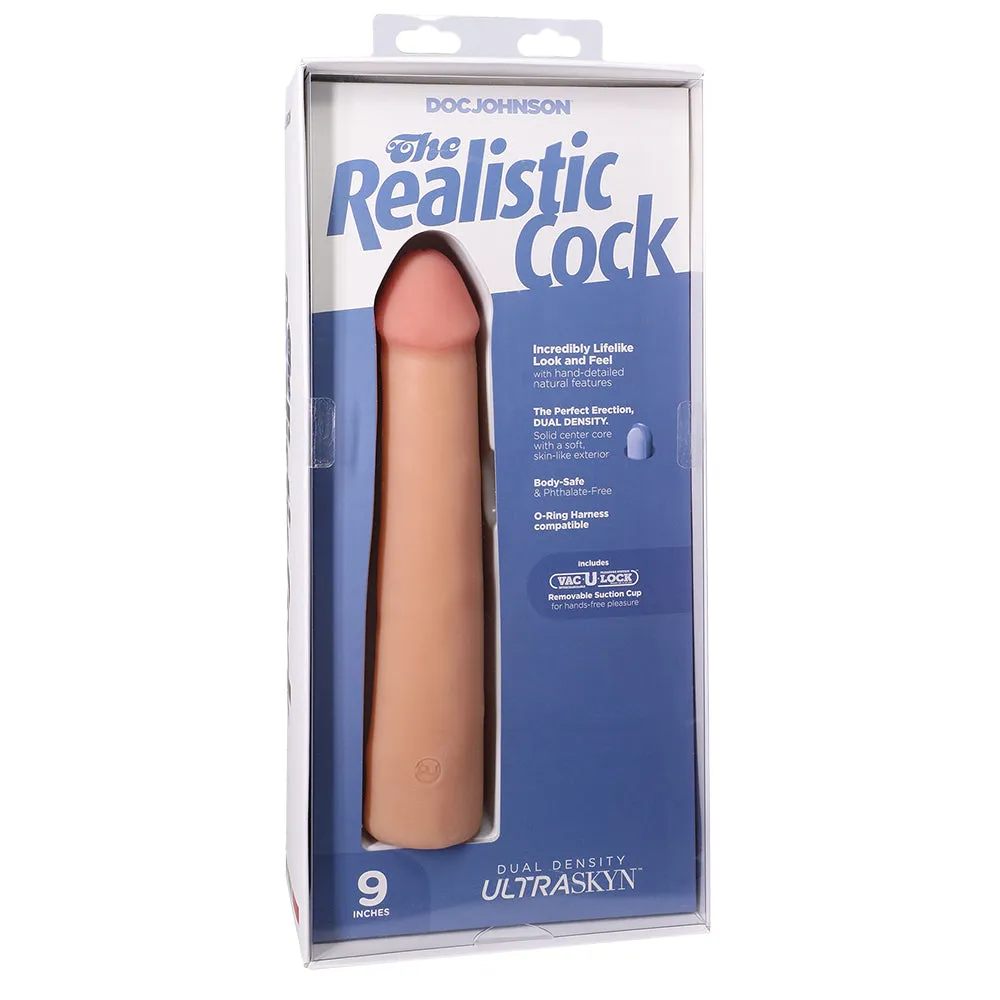 The Realistic 9 Inch Cock in Vanilla