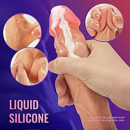 Thrusting Dildo Vibrator Rotation & Heating Realistic Dildos Remote Adult Sex Toys