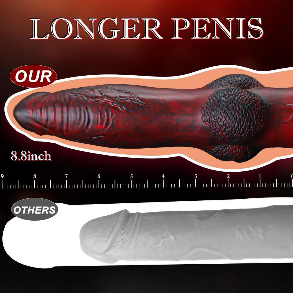 Thrusting K9 Dildo Thick Fantasy Dragon Monster Dildos 8.7" G-Spot Vibrator Adult Sex Toys