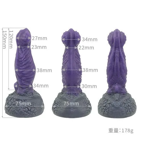 Tomax - Origin Regular Silicone Dildo (Purple)