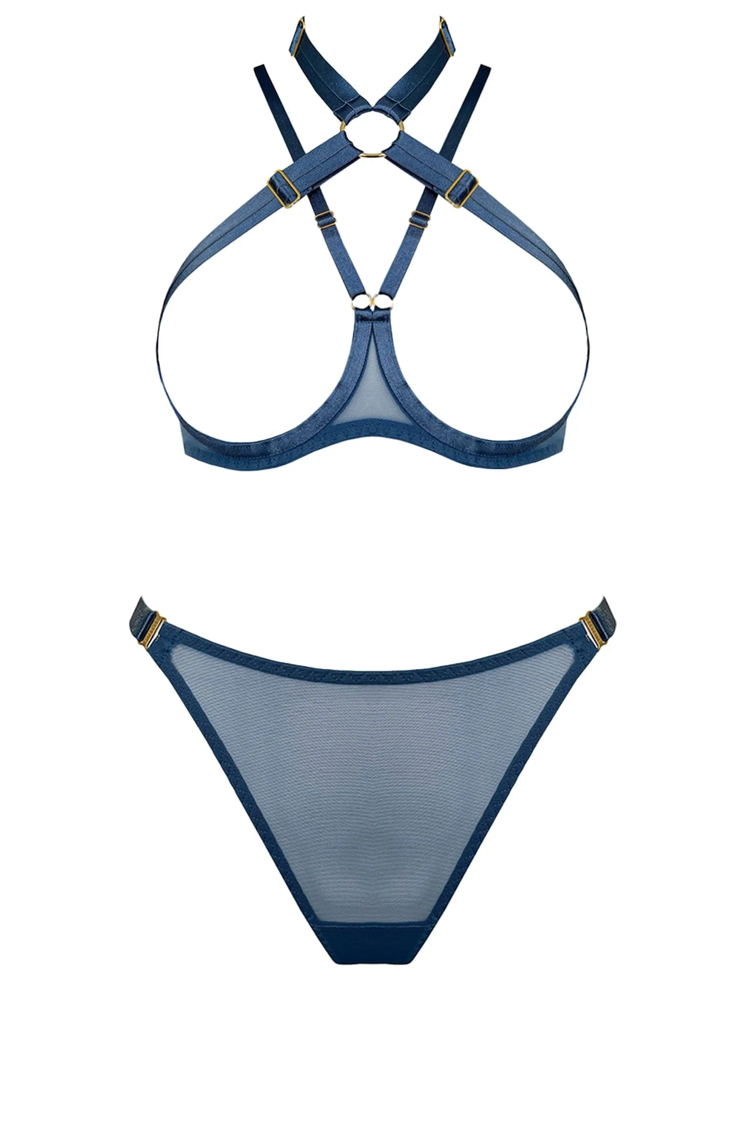 Tomoe Ouvert Bra and Syra Thong Set
