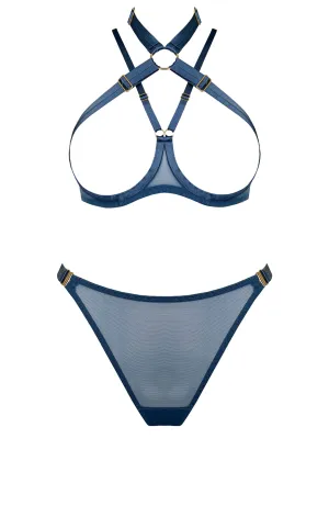 Tomoe Ouvert Bra and Syra Thong Set