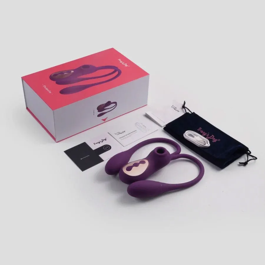 Tracy's Dog - Pamela Sucking Vibrator Clitoral Air Stimulator (Purple)