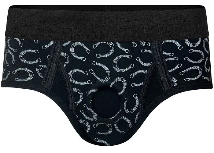 Unisex Horseshoes Harness Brief 2X