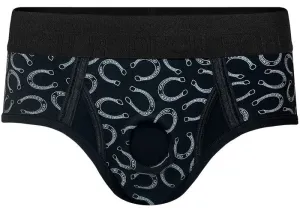Unisex Horseshoes Harness Brief 2X