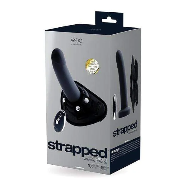 VeDO - Strapped Rechargeable Vibrating Strap On Dildo