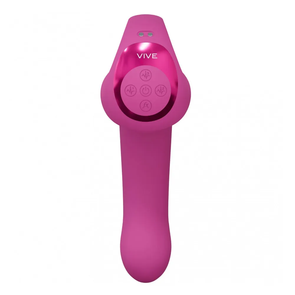 Vive Riko Triple Clitoral Thumping Come-Hither G-Spot Vibrator