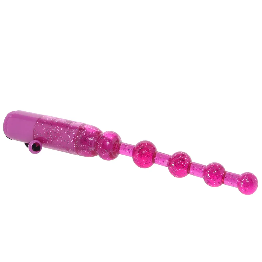 Waterproof Vibrating Pleasure Beads in Purple