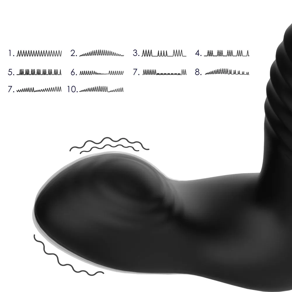 Winyi Derek Warming Rotating Vibrating Prostate Stimulator With Remote